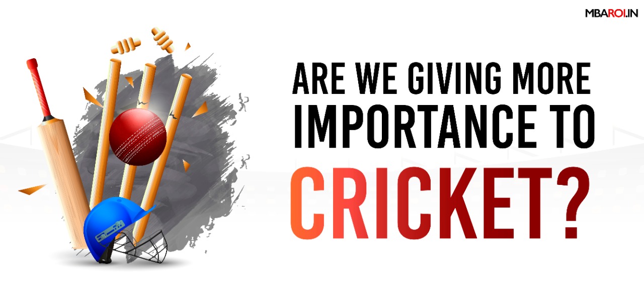 Why Cricket is so Popular in India? Depicted by Call wickets and bat