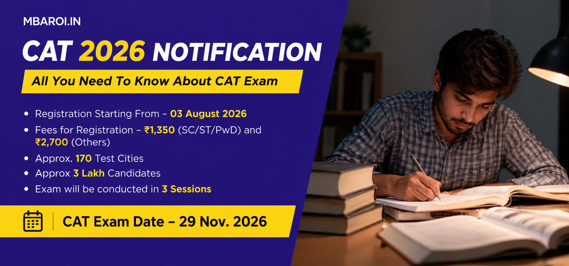 CAT 2026 Exam - All You Need to Know About CAT 2026 CAT 2026 Exam - All You Need to Know About CAT 2026