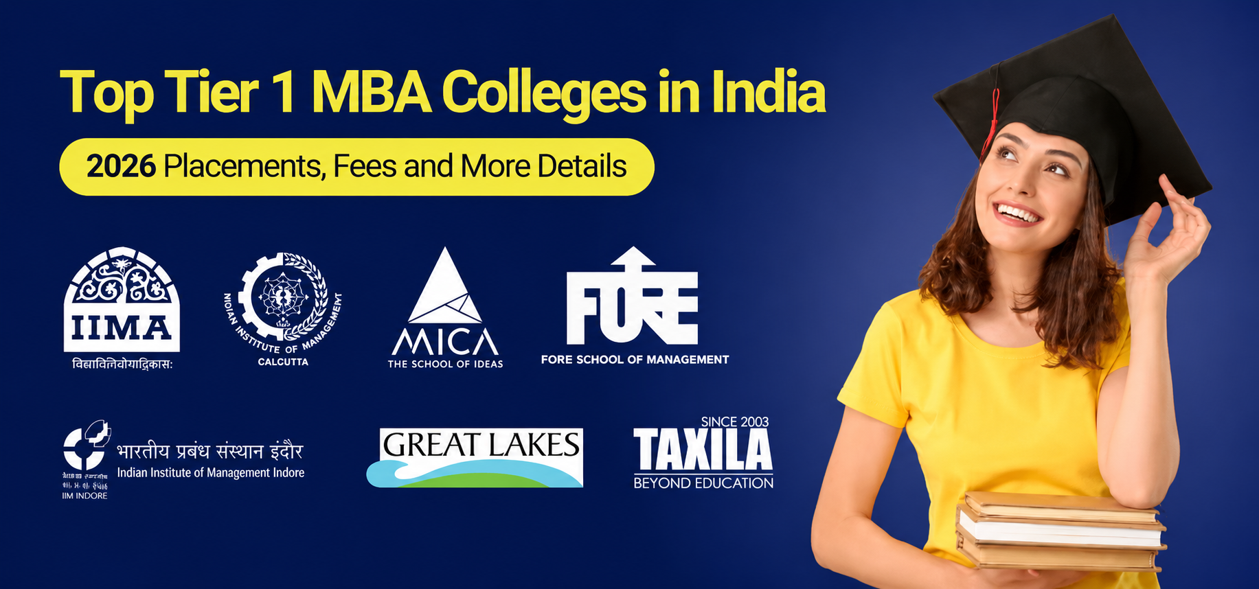 Top Tier 1 MBA Colleges in India 2026 Top Tier 1 MBA Colleges in India 2026